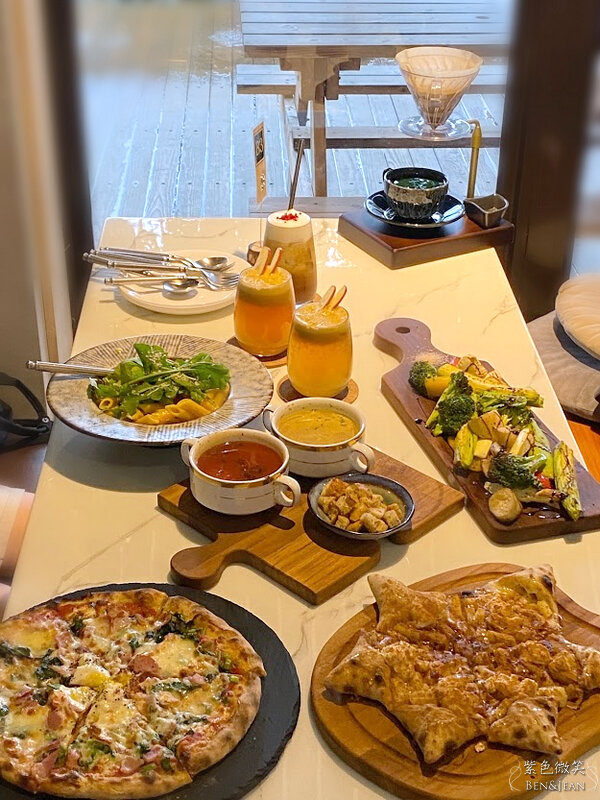 礁溪美食》奶油麵包餐廳旗艦店~ 餐點美味好吃,環境優雅迷人,手工麵包 輕食早午餐 下午茶甜點 義式餐點 PI