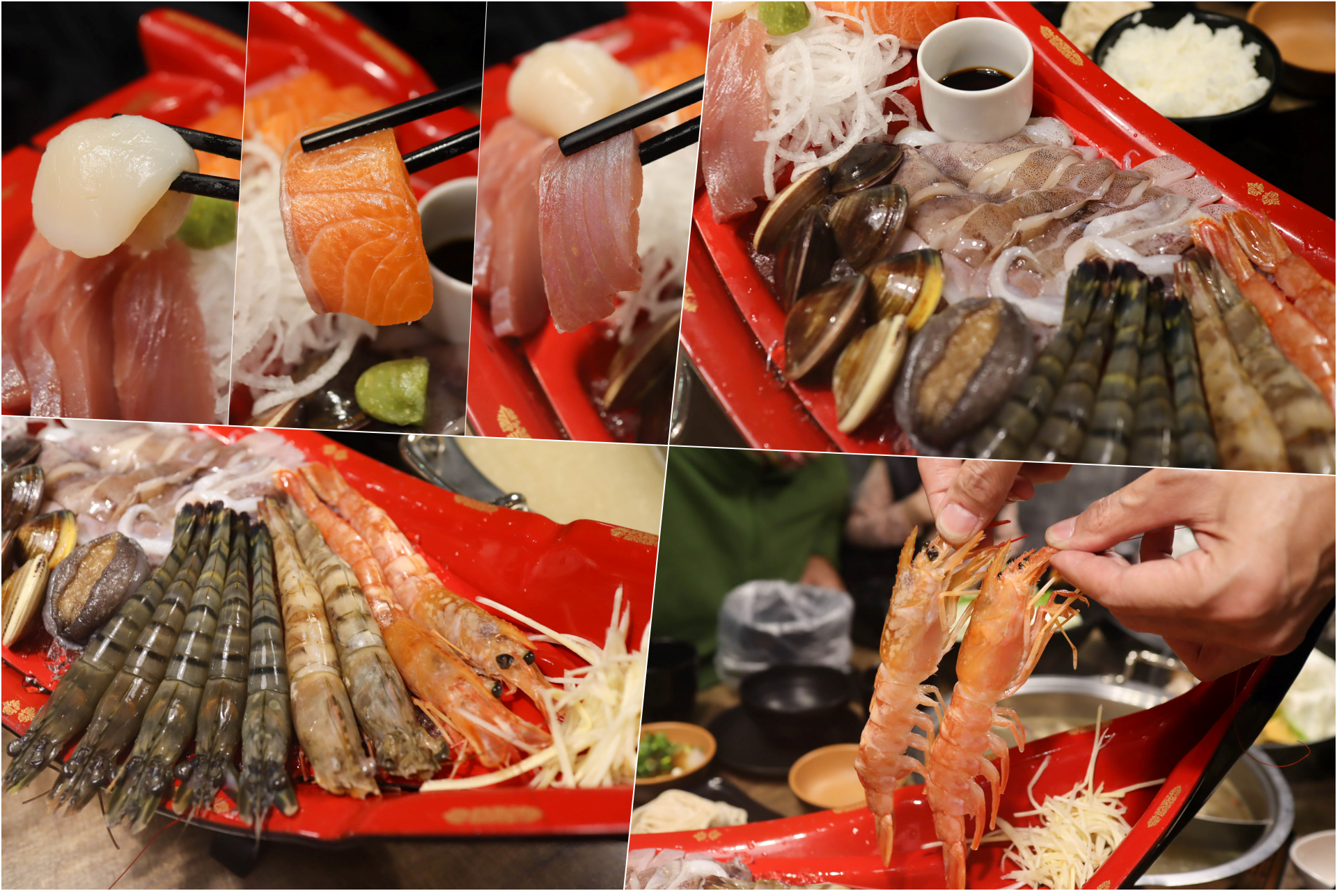 板橋新開幕火鍋店就在耶誕城旁,水母缸整個吸引了小朋友目光啦~