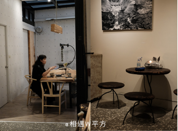 【台北美食】金發的小女兒 工藝選物共享咖啡廳 禹物再製所 新開幕 大稻埕老宅咖啡廳 復古風咖啡廳 (7)
