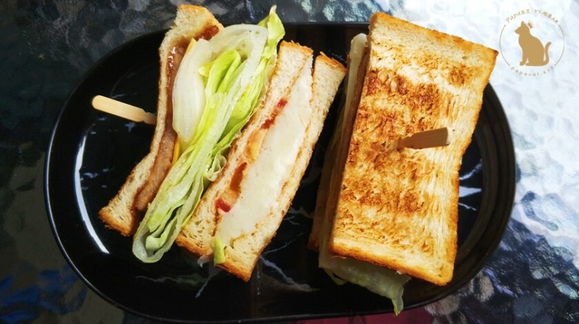 台中南屯｜早餐　早蔬早午餐～透早就有南洋風味鐵板麵／超大漢堡可以享用是一件美好的事啊！