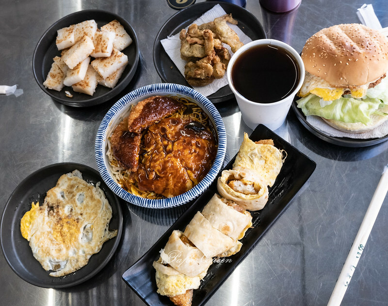 台中南屯｜早餐　早蔬早午餐～透早就有南洋風味鐵板麵／超大漢堡可以享用是一件美好的事啊！