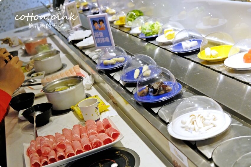 台中火鍋吃到飽這家最特別！一中花漾轉轉鍋迴轉火鍋吃到飽菜單升級～最低一人只要199元 - 棉花糖的天空