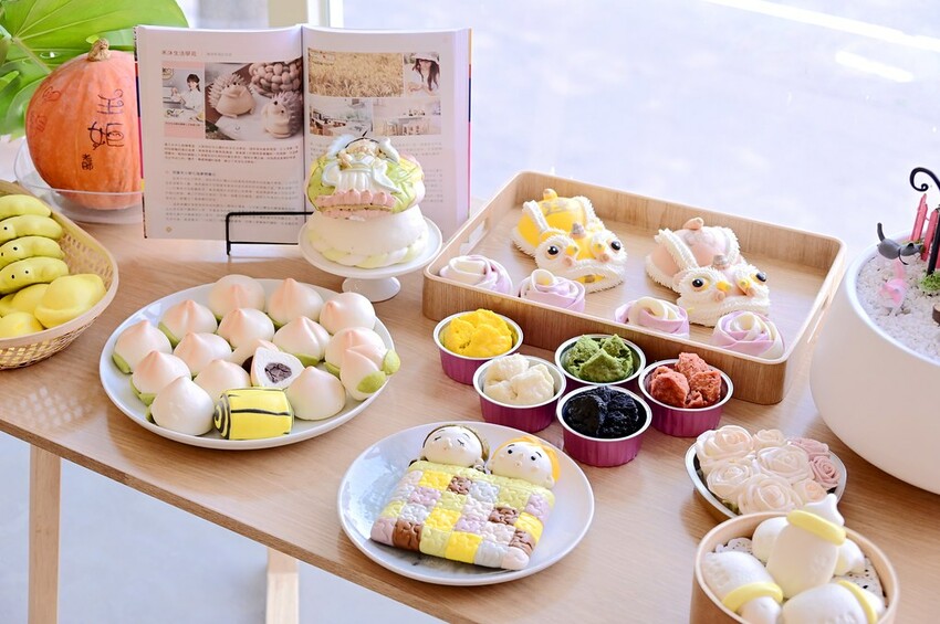台中秋紅谷早午餐健康可愛饅頭 少女心萌翻角落小夥伴造型饅頭 好吃還能買回家/美姬饅頭