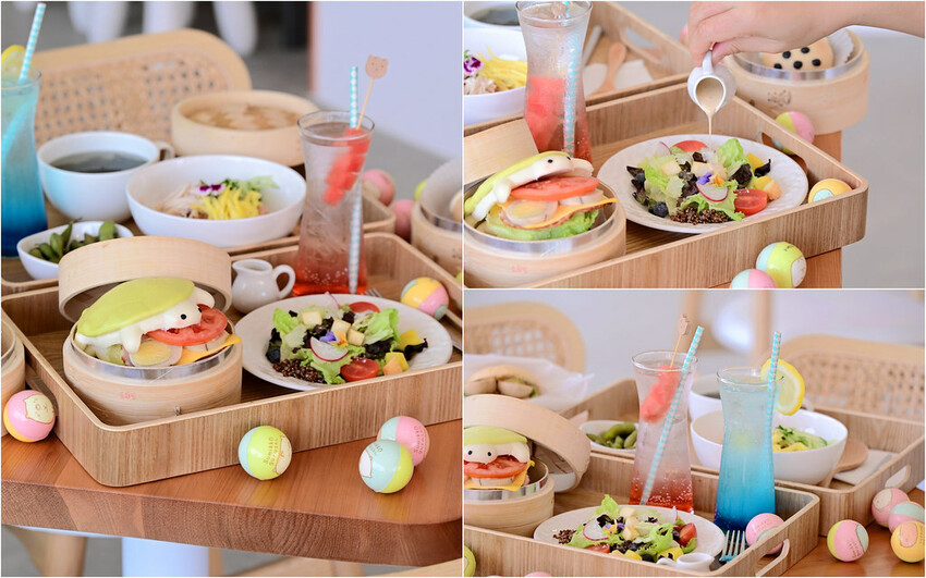 台中秋紅谷早午餐健康可愛饅頭 少女心萌翻角落小夥伴造型饅頭 好吃還能買回家/美姬饅頭