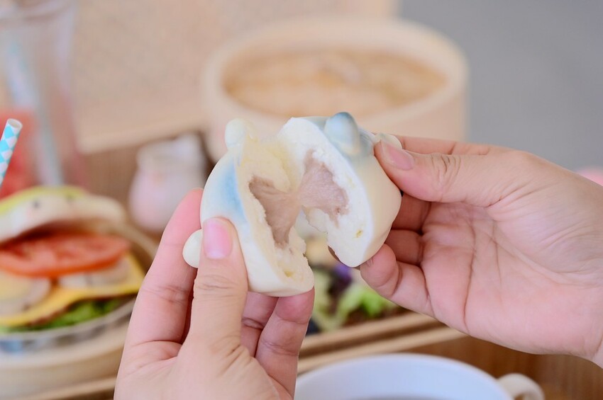 台中秋紅谷早午餐健康可愛饅頭 少女心萌翻角落小夥伴造型饅頭 好吃還能買回家/美姬饅頭