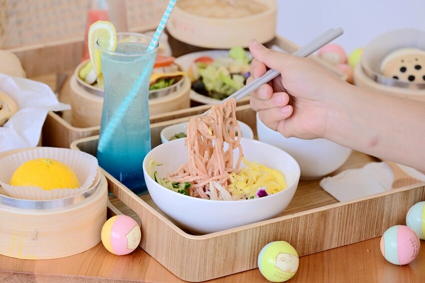 台中秋紅谷早午餐健康可愛饅頭 少女心萌翻角落小夥伴造型饅頭 好吃還能買回家/美姬饅頭