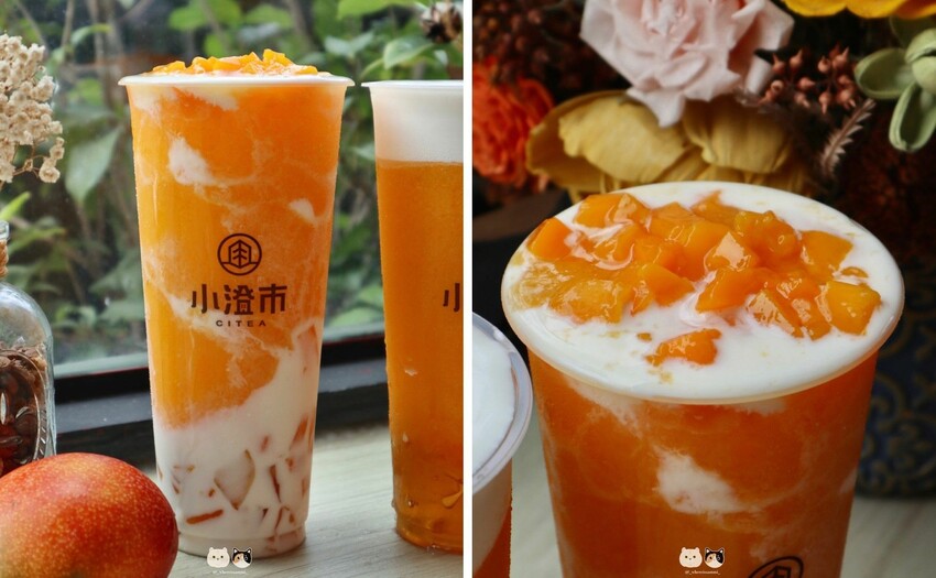 台中西區飲料|小澄市CITEA．夏日芒果季開跑，三款經典芒果飲品再度回歸!!