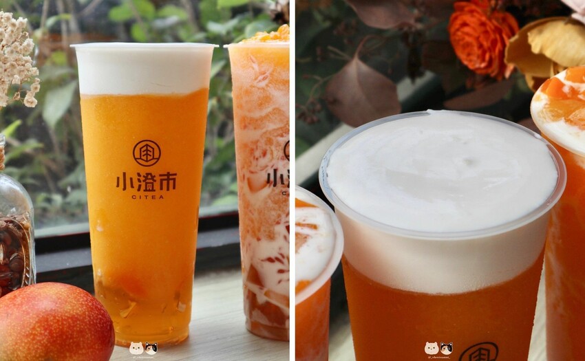 台中西區飲料|小澄市CITEA．夏日芒果季開跑，三款經典芒果飲品再度回歸!!