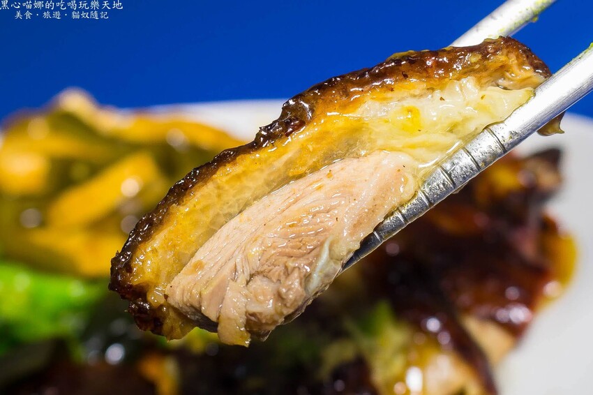 高雄苓雅︱詹記燒臘大排檔 香港老師傅經營,外皮薄脆油香、鴨肉軟嫩多汁的超好吃櫻桃燒鴨飯!