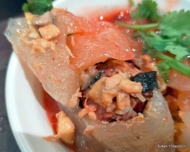「川業艋舺新竹肉圓」(Fried pork meat ball, dry noodle &seafood soup store), Taipei, Taiwan, SJKen, Dec 17, 2021.