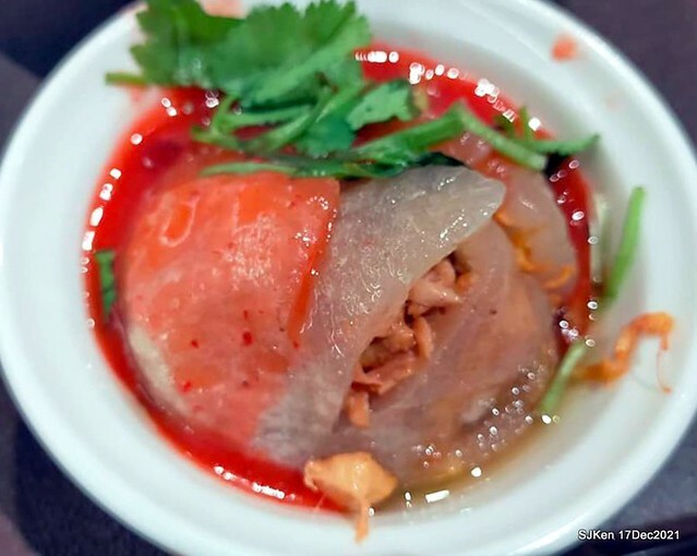「川業艋舺新竹肉圓」(Fried pork meat ball, dry noodle &seafood soup store), Taipei, Taiwan, SJKen, Dec 17, 2021.