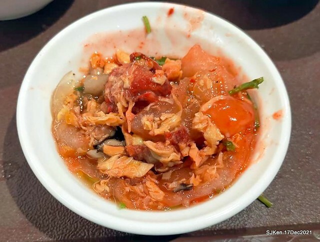 「川業艋舺新竹肉圓」(Fried pork meat ball, dry noodle &seafood soup store), Taipei, Taiwan, SJKen, Dec 17, 2021.