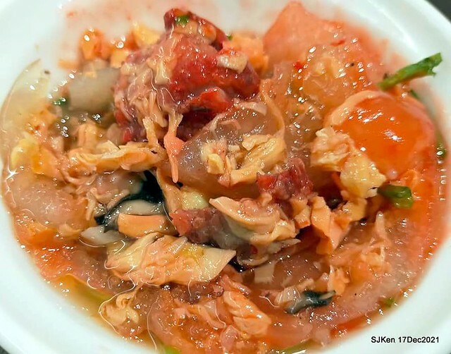 「川業艋舺新竹肉圓」(Fried pork meat ball, dry noodle &seafood soup store), Taipei, Taiwan, SJKen, Dec 17, 2021.