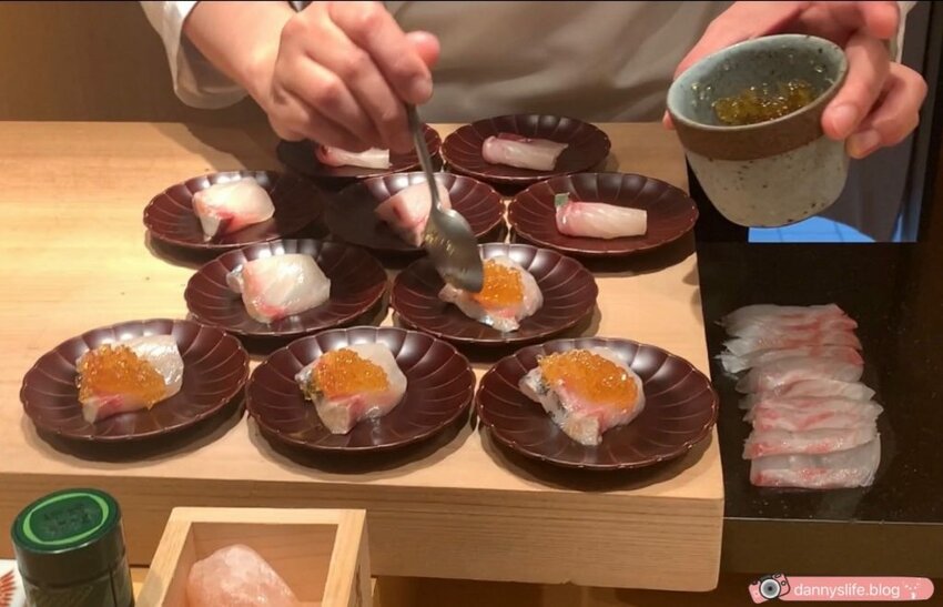 高CP值的日式板前壽司,多道新鮮食材、特色料理手法,加點爆量海膽壽司超美味!日式料理推薦~丹尼的吃喝玩樂 dannyslife.blog