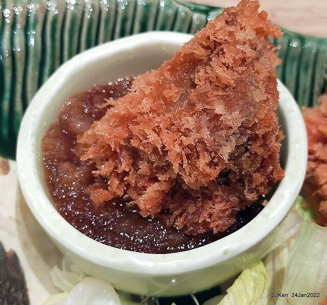 「靜岡勝政日式豬排南港環球店」(Katsumasa Japanese Pork & fish chop store), Taipei, Taiwan, SJKen, Jan 24, 2022.)