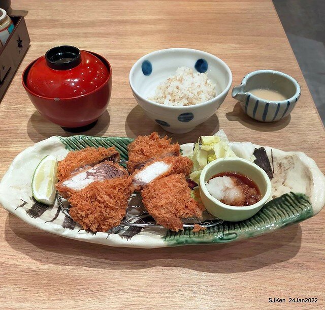 「靜岡勝政日式豬排南港環球店」(Katsumasa Japanese Pork & fish chop store), Taipei, Taiwan, SJKen, Jan 24, 2022.)