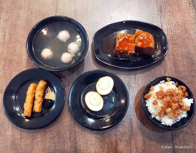 (南港美食)「JS金仙蝦捲店南港店」(Fried shrimp rolls , Braised pork on rice , fish ball soup store), Taipei, Taiwan, SJKen, Jan 15, 2022.