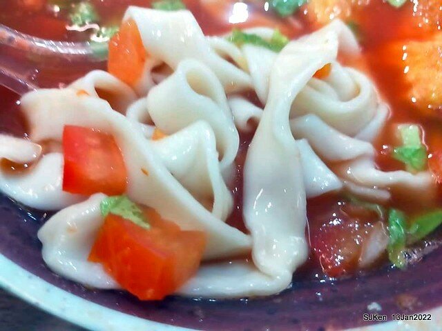 「老北投」芝山店(Tomato egg noodle & light dishes store), Taipei, Taiwan, SJKen, Jan 13, 2022..