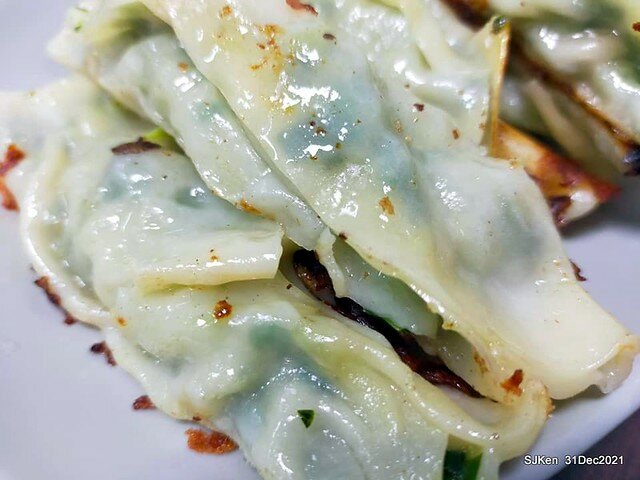 (通化街美食)「青島海鮮水餃阿欽」(Seafood jiaozi &potsticker store), Taipei, Taiwan, SJKen, Dec 31, 2021.