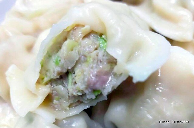 (通化街美食)「青島海鮮水餃阿欽」(Seafood jiaozi &potsticker store), Taipei, Taiwan, SJKen, Dec 31, 2021.