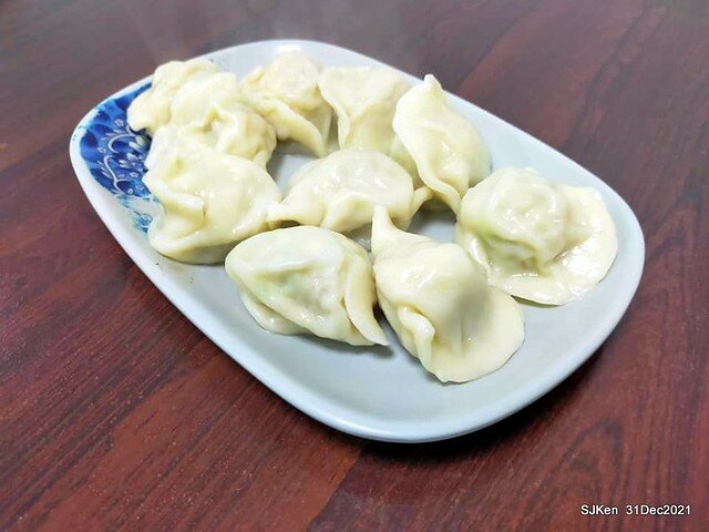 (通化街美食)「青島海鮮水餃阿欽」(Seafood jiaozi &potsticker store), Taipei, Taiwan, SJKen, Dec 31, 2021.