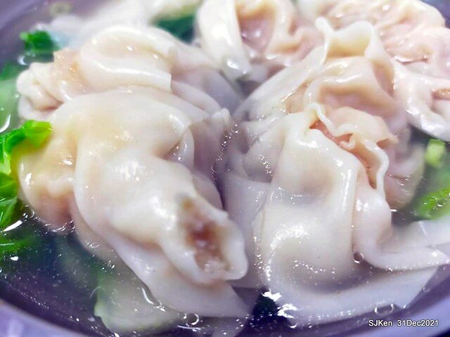 (通化街美食)「青島海鮮水餃阿欽」(Seafood jiaozi &potsticker store), Taipei, Taiwan, SJKen, Dec 31, 2021.