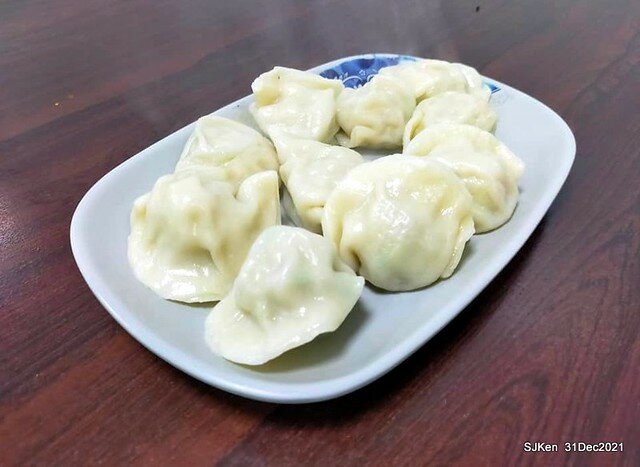 (通化街美食)「青島海鮮水餃阿欽」(Seafood jiaozi &potsticker store), Taipei, Taiwan, SJKen, Dec 31, 2021.