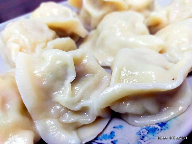 (通化街美食)「青島海鮮水餃阿欽」(Seafood jiaozi &potsticker store), Taipei, Taiwan, SJKen, Dec 31, 2021.