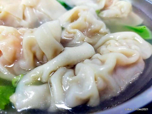 (通化街美食)「青島海鮮水餃阿欽」(Seafood jiaozi &potsticker store), Taipei, Taiwan, SJKen, Dec 31, 2021.