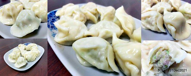 (通化街美食)「青島海鮮水餃阿欽」(Seafood jiaozi &potsticker store), Taipei, Taiwan, SJKen, Dec 31, 2021.