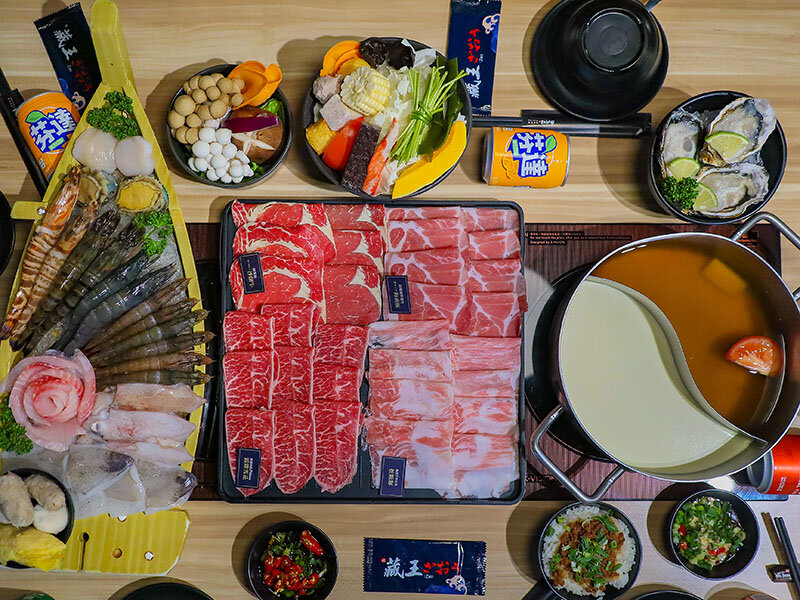 藏王極上鍋物新竹店 | 藏身於都市中的極上美味 浮誇海鮮高級肉品現點現切 火鍋文化鍋物之王