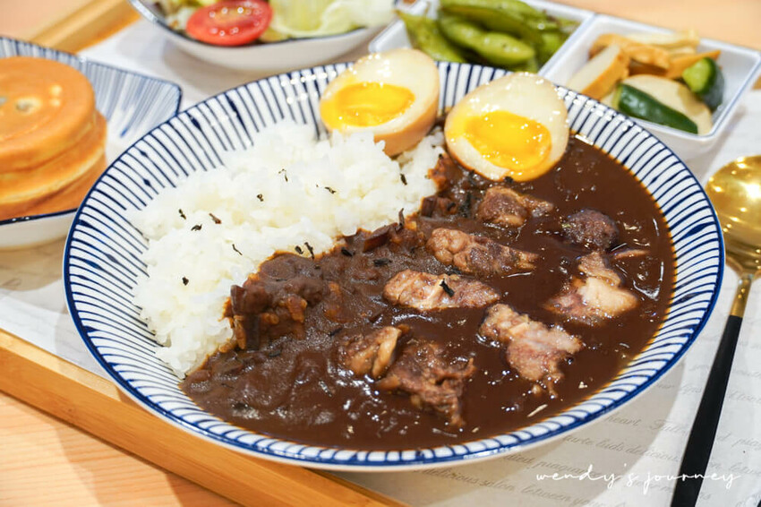 外婆的茶屋汐止店，新菜單熟成茶咖哩飯+今川燒超讚