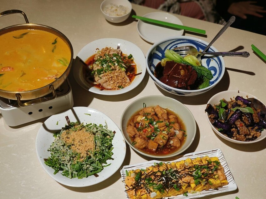 12896.jpg - 【屏東.恆春】虎炊稻台菜網美餐廳。寵物友善可坐椅子。推魚香茄子+明太子煎蛋+口水雞