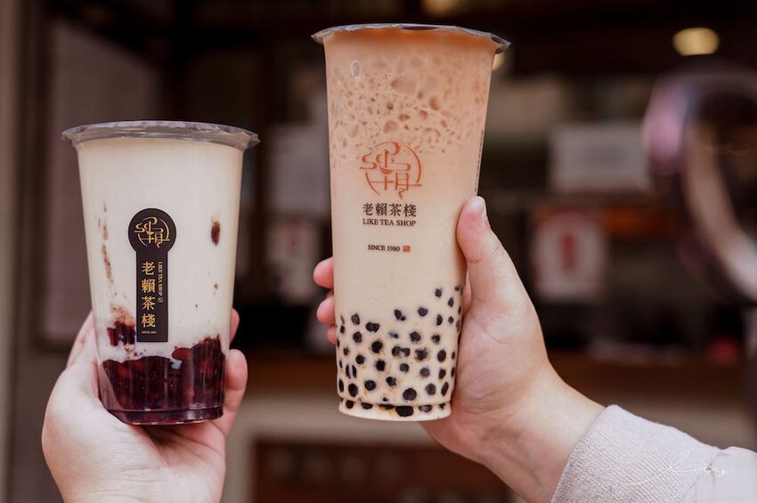 台中市場老字號飲料店,老賴茶棧推薦必喝豆香系列,還有QQ珍珠奶茶哦~ - 艾薇覓食趣