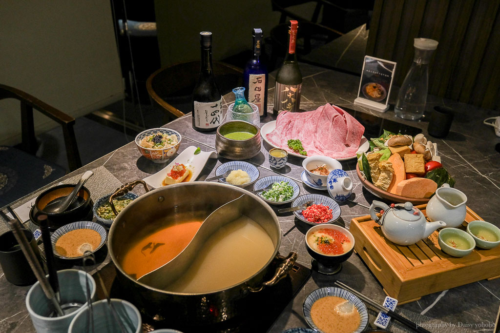 二本松涮涮鍋松葉蟹五吃，大安區美食，台北高級餐廳頂級鍋物