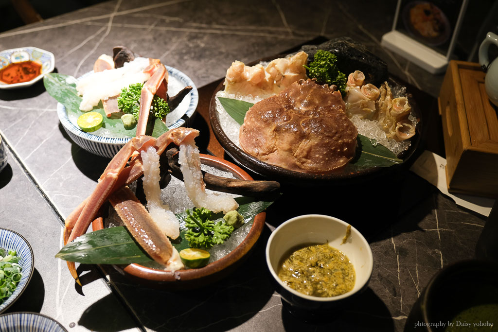 二本松涮涮鍋松葉蟹五吃，大安區美食，台北高級餐廳頂級鍋物
