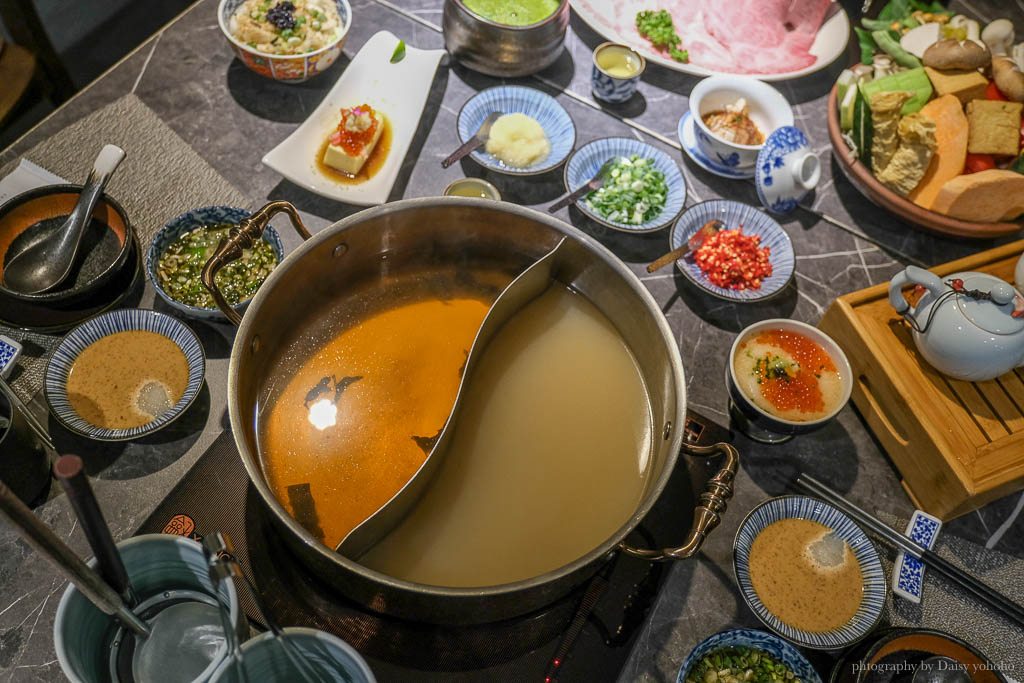 二本松涮涮鍋松葉蟹五吃，大安區美食，台北高級餐廳頂級鍋物