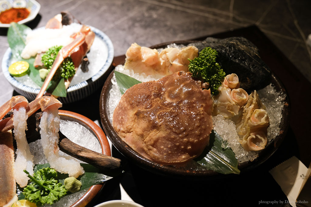 二本松涮涮鍋松葉蟹五吃，大安區美食，台北高級餐廳頂級鍋物