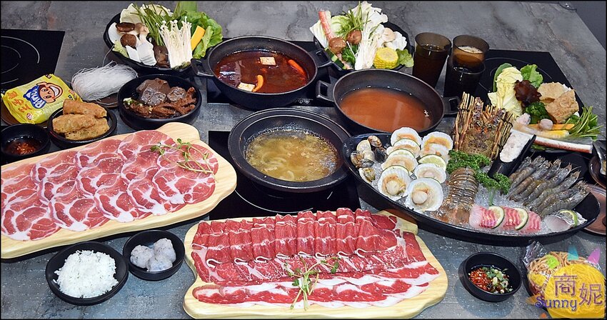 銄鍋。台中東區火鍋吃到飽158元起免服務費!濕式熟成冷藏肉附自助吧吃到飽呷免驚-商妮吃喝遊樂