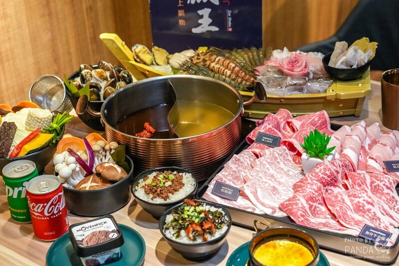 桃園中壢|藏王極上鍋物中壢店.2023桃園金牌好店&超級人氣王~浮誇系海陸餐20盎司肉盤x海鮮船好吸睛!