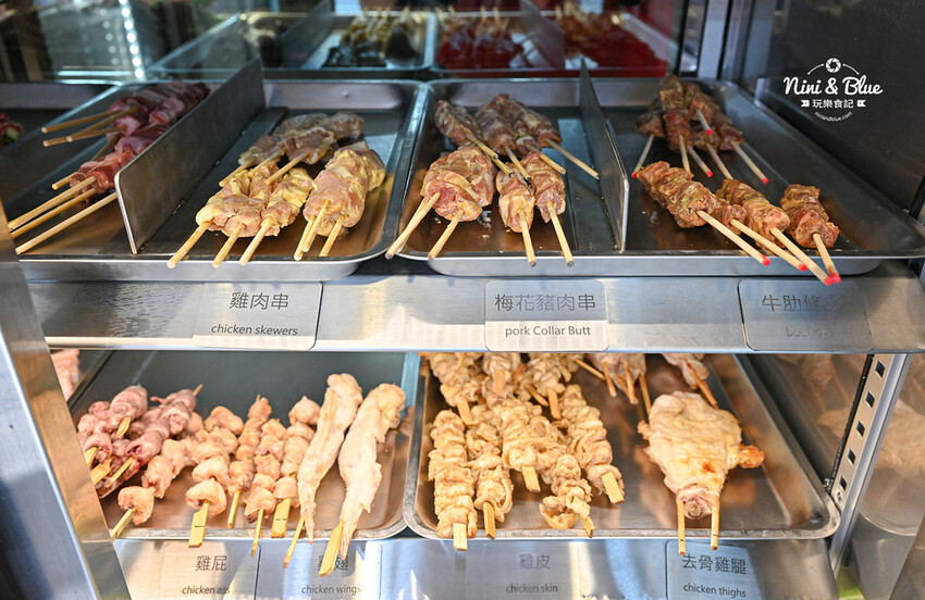 台中逢甲宵夜美食串燒燒烤肉串，31種品項、19元起，食尚玩家也推薦