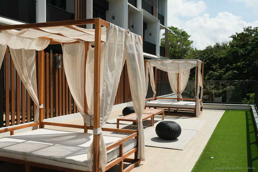 捷絲旅台南十鼓館｜渡假風露天泳池、超Chill lounge 24hrs零間斷提供免費咖啡！