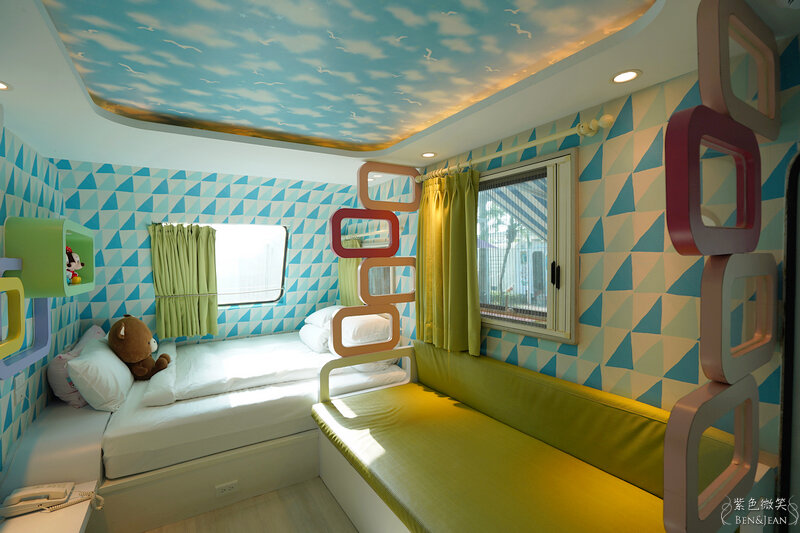 嘉義住宿推薦》詩情花園渡假村~豪華露營車一房一台  團康晚會 小孩玩得超開心 嘉義親子住宿