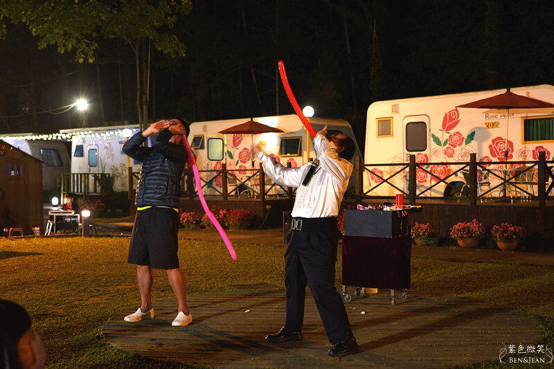 嘉義住宿推薦》詩情花園渡假村~豪華露營車一房一台  團康晚會 小孩玩得超開心 嘉義親子住宿