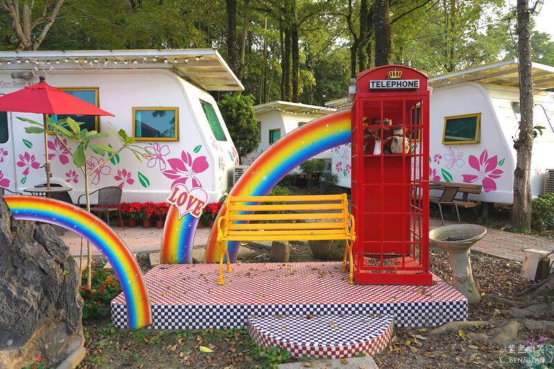 嘉義住宿推薦》詩情花園渡假村~豪華露營車一房一台  團康晚會 小孩玩得超開心 嘉義親子住宿