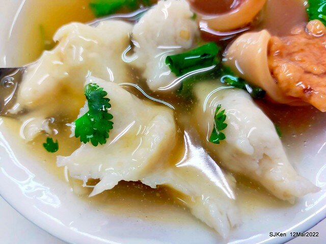 (北投芝山站周邊美食)「莊添喜小吃店」(Oyster omelette ,pork meat & squid soup store), Taipei, Taiwan, SJKen, Mar 12, 2022.