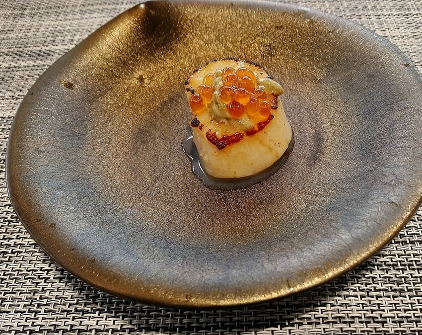 [分享]明水然・樂-無菜單鐵板燒林口昕境廣場店#明水然樂 #Omakase #無菜單料理 #約會餐廳 #台北無菜單  #