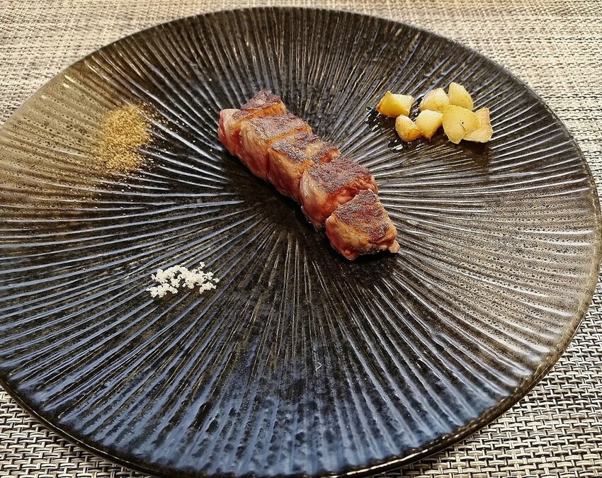 [分享]明水然・樂-無菜單鐵板燒林口昕境廣場店#明水然樂 #Omakase #無菜單料理 #約會餐廳 #台北無菜單  #