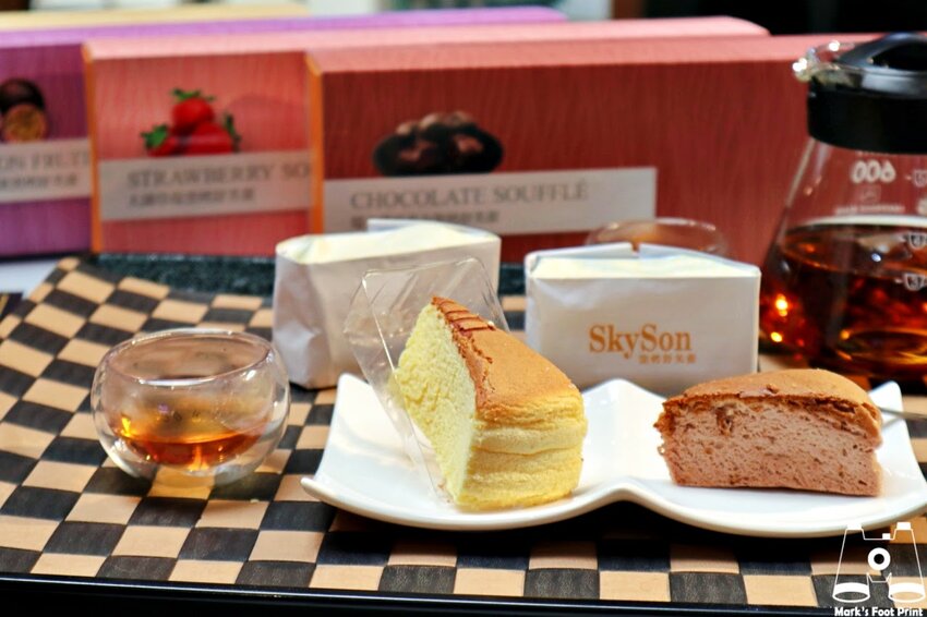 Skyson天子舒芙蕾新烏日車站門市｜入口即化的法式甜點，獨創三種吃法超神奇 - 馬克的足跡