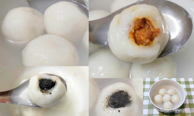 「土城首席天然酵母烘焙元宵」(sesame & peanuts tangyuan store), Hsinpei city, Taiwan, SJKen, Feb 15, 2022.